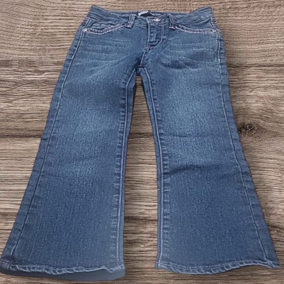 LITTLE GIRL'S LEVI'S BOOT CUT JEANS - Picture 3 of 9